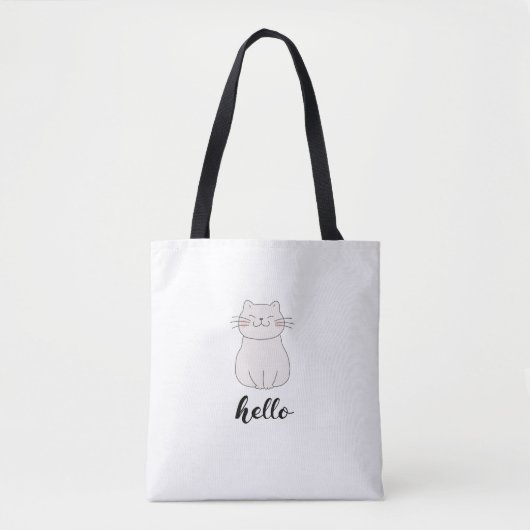 All-Over-Print Canvas tas, gemiddeld Tote Bag (Voorkant)
