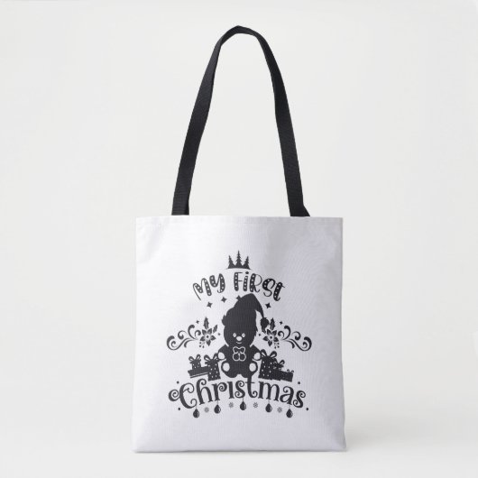 All-Over-Print Canvas tas, gemiddeld Tote Bag (Voorkant)