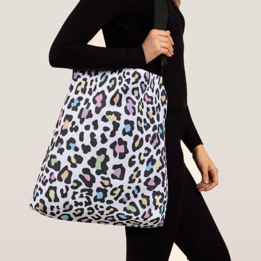 All-Over-Print Canvas tas, groot Crossbody Tas (Dichtbij)