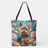 All-Over-Print Canvas tas, groot Tote Bag (Achterkant)