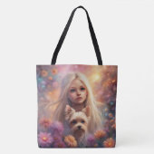 All-Over-Print Canvas tas, groot Tote Bag (Voorkant)