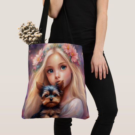 All-Over-Print Canvas tas, groot Tote Bag (Dichtbij)