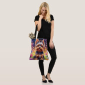 All-Over-Print Canvas tas, groot Tote Bag (Op model)
