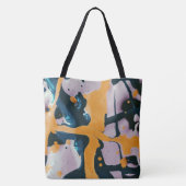 All-Over-Print Canvas tas, groot Tote Bag (Achterkant)