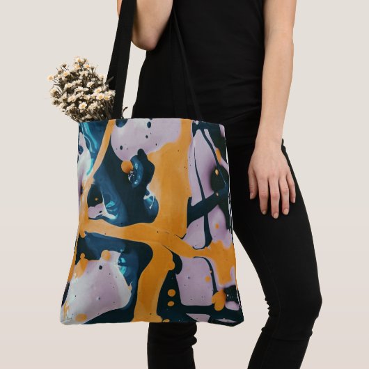 All-Over-Print Canvas tas, groot Tote Bag (Dichtbij)