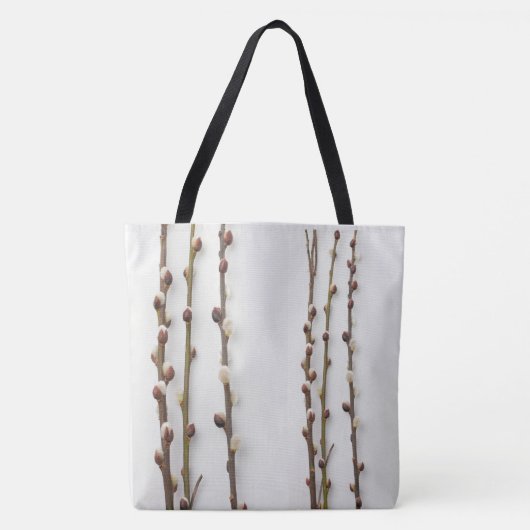 All-Over-Print Canvas tas, groot Tote Bag (Voorkant)