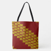 All-Over-Print Canvas tas, groot Tote Bag (Voorkant)