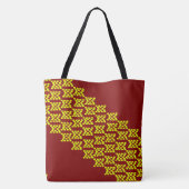 All-Over-Print Canvas tas, groot Tote Bag (Achterkant)