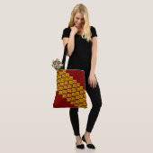 All-Over-Print Canvas tas, groot Tote Bag (Op model)
