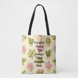 All-over-print Canvas tas, medium met tuinofferte Tote Bag
