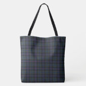 All-Over-Print Canvas tas van Tartan, groot (Achterkant)