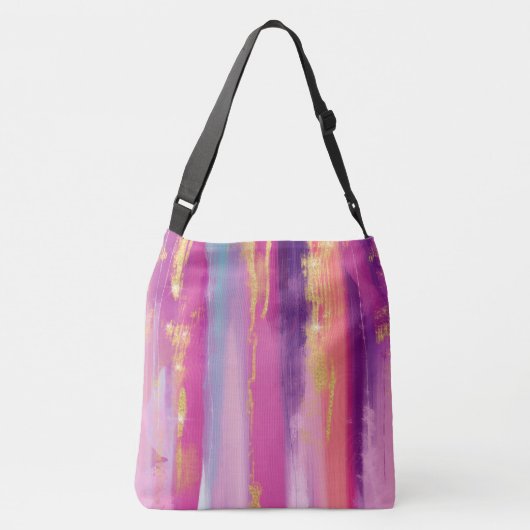 All-Over-Print Cross Body Bag, Groot Crossbody Tas (Achterkant)