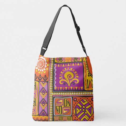 All-Over-Print Cross Body Bag, Groot Crossbody Tas (Achterkant)