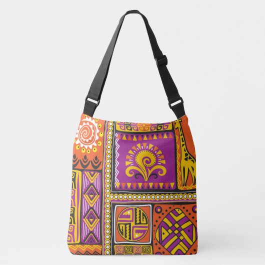 All-Over-Print Cross Body Bag, Groot Crossbody Tas (Voorkant)