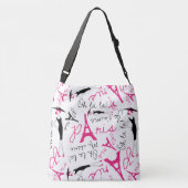 All-Over-Print Cross Body Bag, Groot Crossbody Tas (Achterkant)
