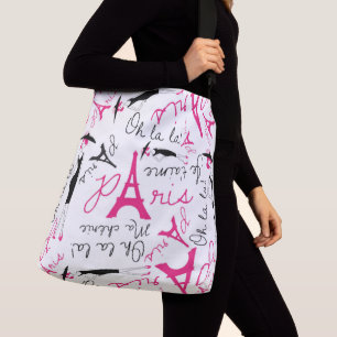 All-Over-Print Cross Body Bag, Groot Crossbody Tas
