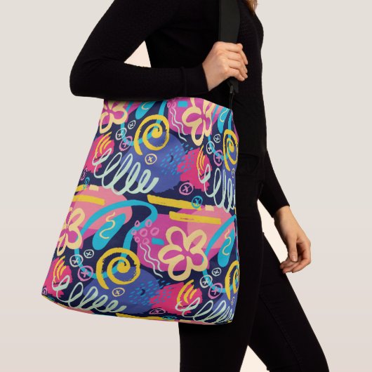 All-Over-Print Cross Body Bag, Groot Crossbody Tas (Dichtbij)