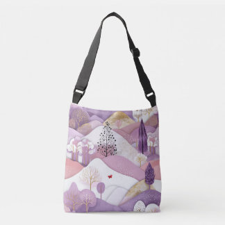 All-Over-Print Cross Body Bag, medium Crossbody Tas