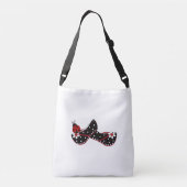 All-Over-Print Cross Body Bag, medium Crossbody Tas (Achterkant)