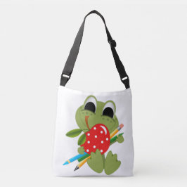 All-Over-Print Cross Body Bag, medium Crossbody Tas