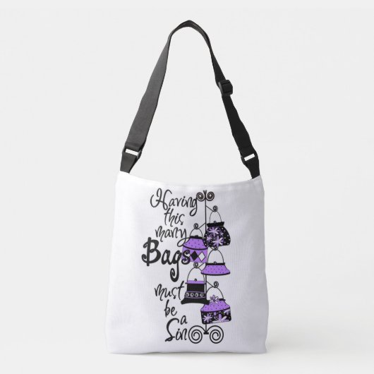 All-Over-Print Cross Body Bag, medium Crossbody Tas (Voorkant)