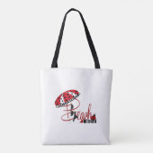 All-Over-Print Cross Body Bag, medium Tote Bag (Achterkant)