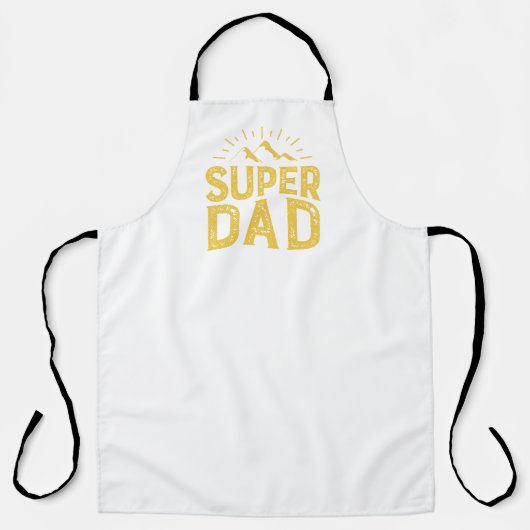 All-Over Print father's day apron Schort (Voorkant)