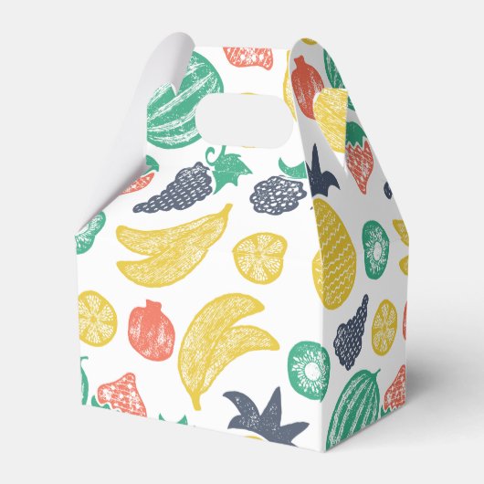 All-over Print Fruit Pattern Bedankdoosjes (Achterkant)