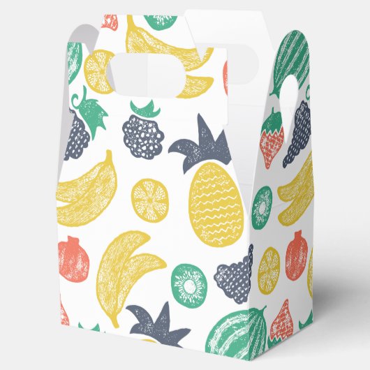All-over Print Fruit Pattern Bedankdoosjes (Geopend)