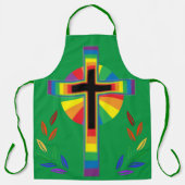All-over Print Gay Christelijk Clergy Schort (Voorkant)