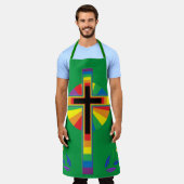 All-over Print Gay Christelijk Clergy Schort (Gedragen)