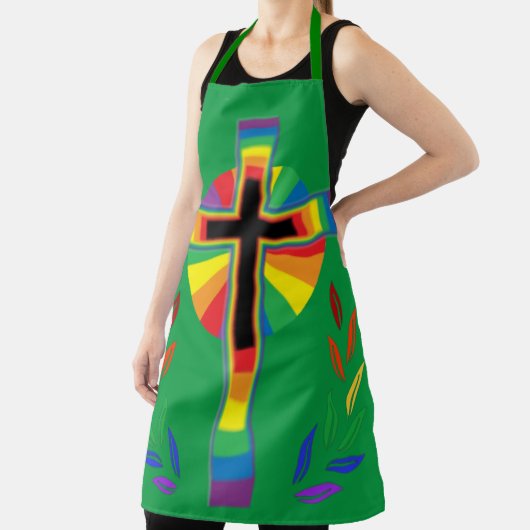 All-over Print Gay Christelijk Clergy Schort (Insitu)