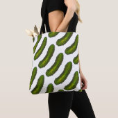 All-over Print Green Dill Pickle Pickles Canvas ta Tote Bag (Dichtbij)