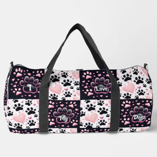 all-over print grote plunjezak (Voorkant)