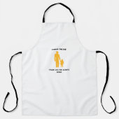 All-Over Print  Happy Day Dad apro Schort (Voorkant)