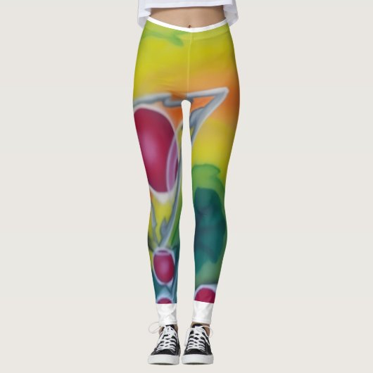 All-Over-Print Leggingen Leggings (Voorkant)