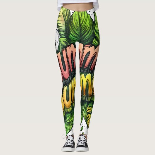 All-Over Print Leggings (Voorkant)