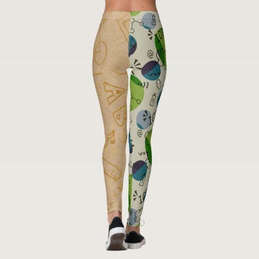 All-Over-Print Leggings (Achterkant)