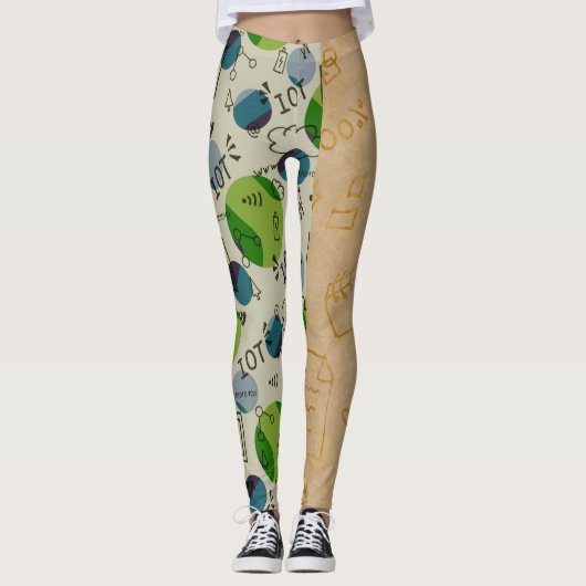 All-Over-Print Leggings (Voorkant)
