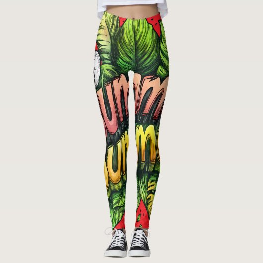 All-Over Print Leggings (Voorkant)