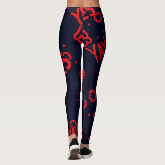All-Over-Print Leggings (Achterkant)