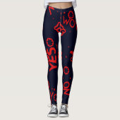 All-Over-Print Leggings (Voorkant)