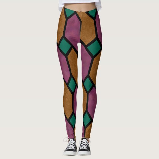 All-Over-Print Leggings (Voorkant)