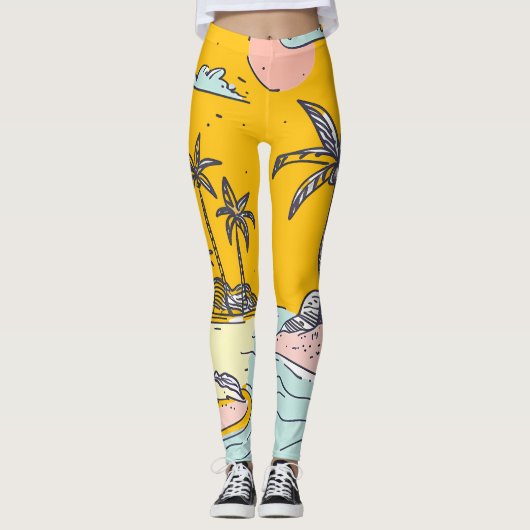 All-Over Print Leggings (Voorkant)