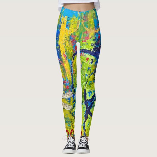 All-Over-Print Leggings (Voorkant)