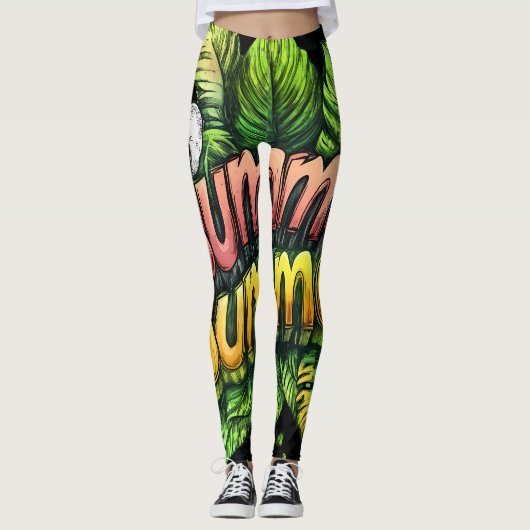 All-Over Print Leggings (Voorkant)