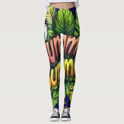 All-Over Print Leggings (Voorkant)