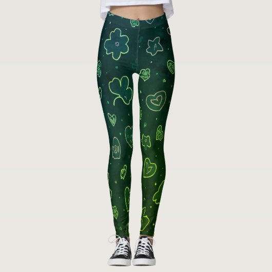 All-Over-Print Leggings (Voorkant)