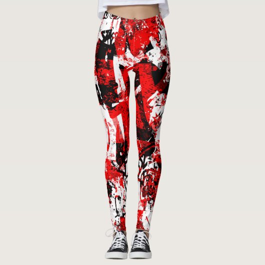 All-Over-Print Leggings (Voorkant)