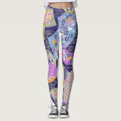 All-Over-Print Leggings Japans handventilatorontwe (Voorkant)
